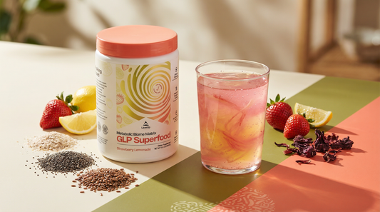 GLP Superfood Gut Superfood Powder for Natural GLP-1 Support, Satiety Hormones, Craving Control, and Digestive Balance