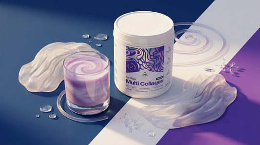 Multi Collagen Powder with Types I II III V X for Joint Support, Skin Hydration, and Connective Tissue Strength (Fortified Multi-Collagen)