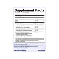 LevelUp Fortified Multi Collagen Supplement Facts