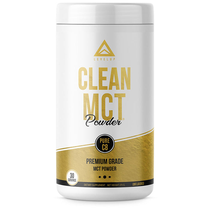 Levelup keto MCT powder, clean MCT with pure C8